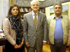 Ընկ Դաւիթ Պետրոսեան, ընկ. Ալիս Ֆարաճեան, Պրն. Գաքլամանիս